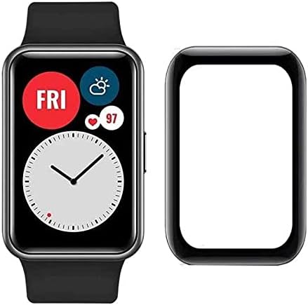 Huawei Band 8 PMMA Pet Saat Ekran Koruyucu Siyah