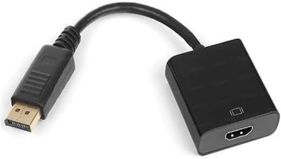 Display Port to HDMI Dönüştürücü (Display Port Bilgisayara Takılır) (HDMI Kablo ile Monitör, TV Projeksiyon Takılır)