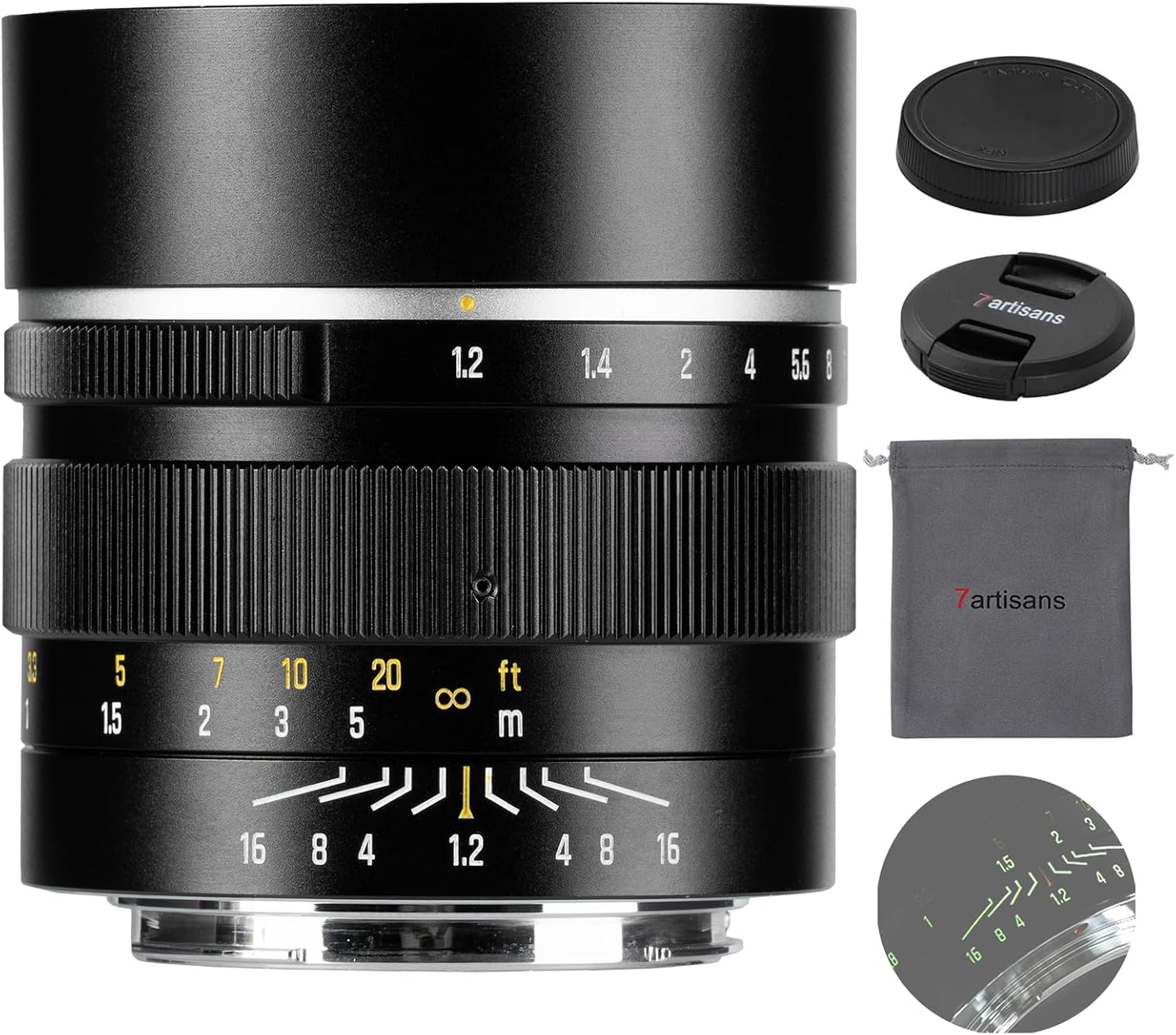 50mm F1.2 APS-C fotoğraf makinası lensi Sabit Odaklı Manuel Lens Fujifilm FX-Mount