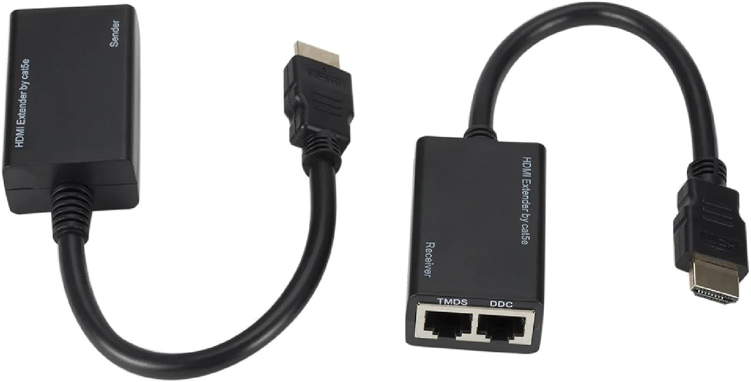 5747 Hdmi Rj45 Cat5e 6 Extender Uzatıcı Uzatma Aparatı Adaptör 1080p CAT 5e veya CAT 6 kablosu üzerinden sinyal göndererek HDMI uyumlu sinyalinizi uzun mesafelerde uzatın.