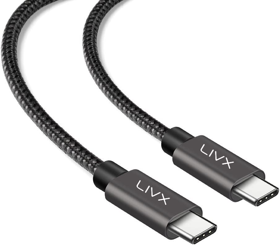 Solid 100W 5A Type C to Type C iPhone 15 Pro Max Plus Hızlı Şarj ve Data Kablosu Halat Örgülü Space Gray (3 Metre)