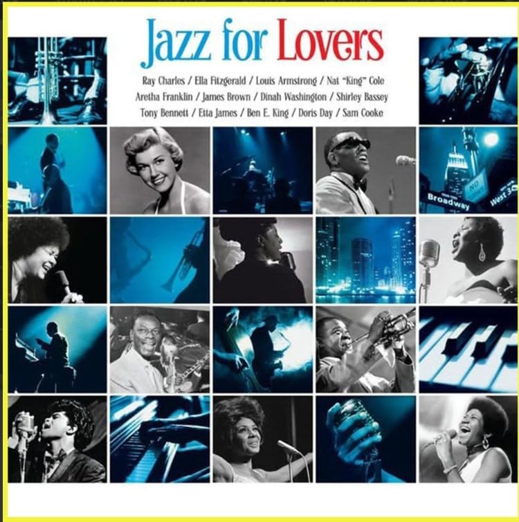 Çeşitli Sanatçılar Jazz For Lovers Various Artists Plak LP Jazz Music - Ray Charles - Etta James - Dinah Washington - James Brown - Ben E. King