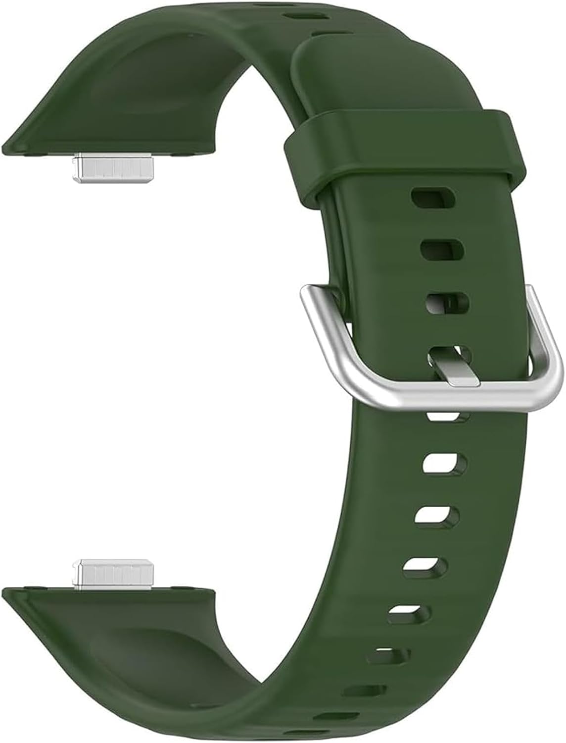 Huawei Watch Fit 3 ile Uyumlu Silikon Saat Kordonu, Yumuşak TPU Akıllı Saat Kayışı, Ayarlanabilir Metal Tokalı, Terletmeyen Spor Yedek Kordon