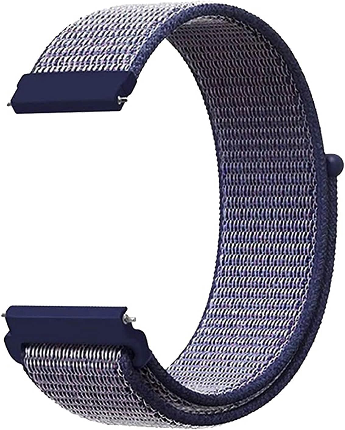 Huawei Watch GT2 42mm için Hasırlı Kordon Woven Sport Loop Mor [Watch GT2 42mm ile Uyumlu Kordon - Mor]