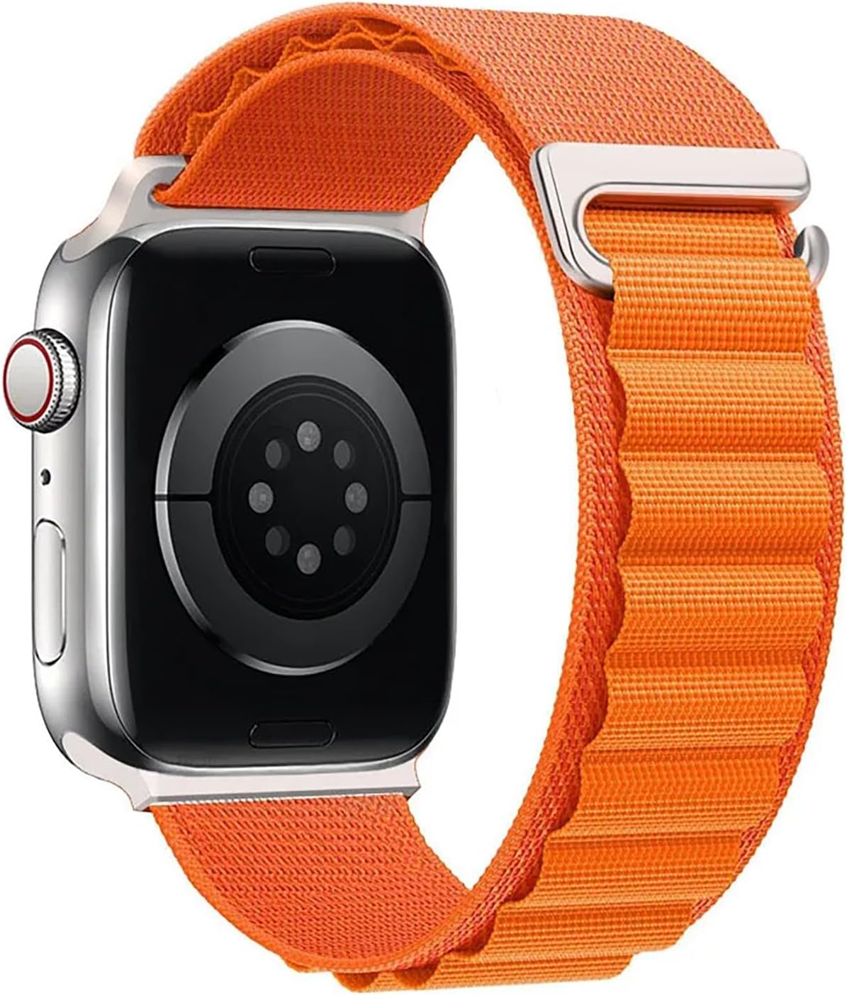Apple Watch Series 7 45mm için Kordon Alps Spin Turuncu [Watch Series 7 45mm ile Uyumlu Kordon - Turuncu]