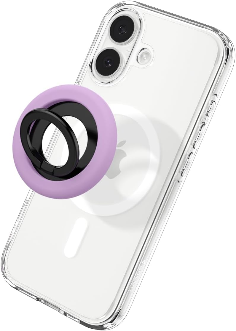 MagSafe Destekli Modeller ile Uyumlu Telefon Tutucu Halka Nano Pop Mag Fit Stand özellikli Mor - AMP09030